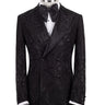 Black Embellished Double Breasted Tuxedo | BTS Bespoke
