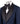 Navy Blue Wool Blend Shawl Lapel Three Piece Tuxedo | BTS Bespoke