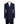 Navy Blue Wool Blend Double Breasted Suit with Contrast Stitching | BTS Bespoke
